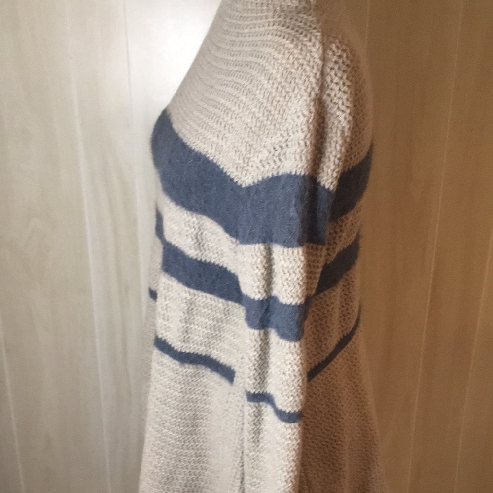 Lapis Large Polyester Wool Sweater Lagenlook Soft… - image 4